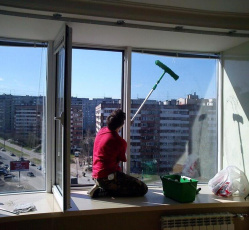 Мытье окон в однокомнатной квартире Туапсе